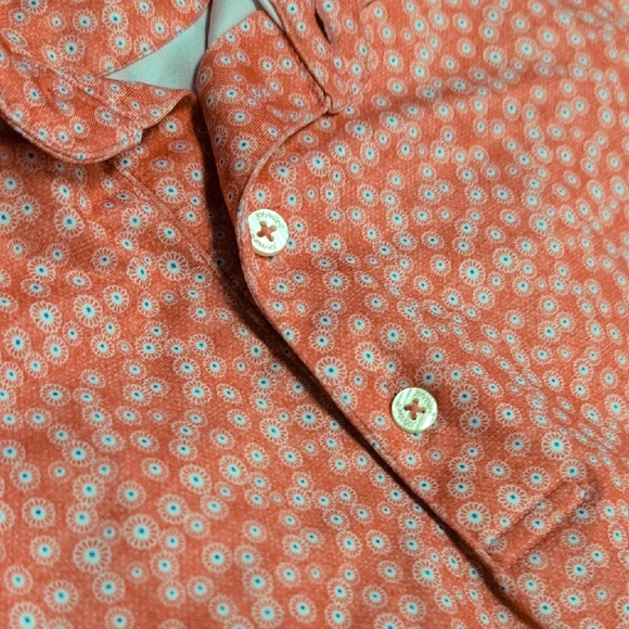 johnnie-O Coral Polo Shirt - Picture 3 of 6